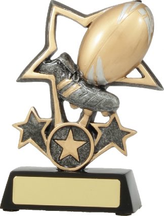 12439S Rugby trophy 115mm