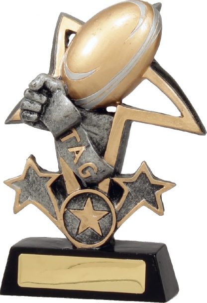 12442L Touch Football trophy 124mm