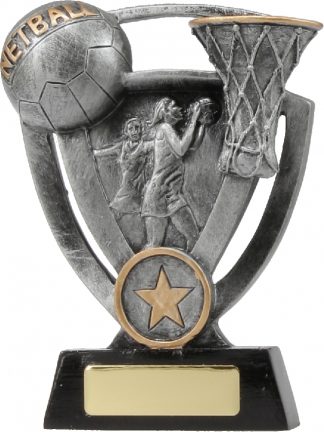12737L Netball trophy 127mm