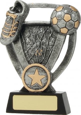 12738M Soccer trophy 130mm