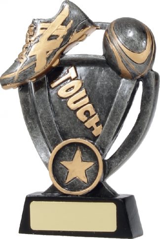 12742M Touch Football trophy 140mm