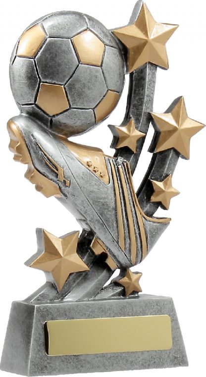 21038D Soccer trophy 185mm