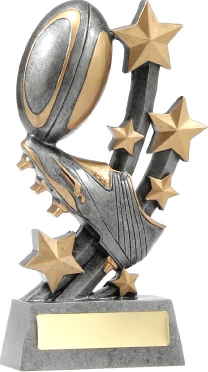 21039D Rugby trophy 185mm