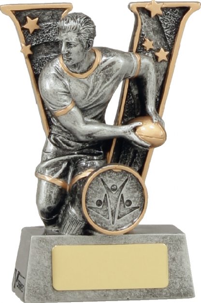 21413AA Rugby trophy 125mm