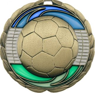 MS904G Soccer trophy 65mm
