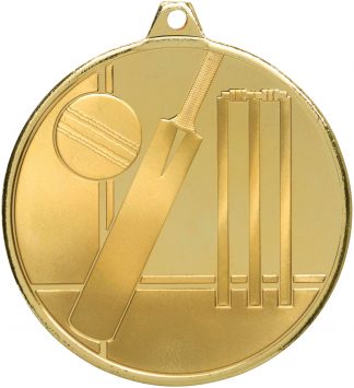 Cricket Medal MZ910G 50mm