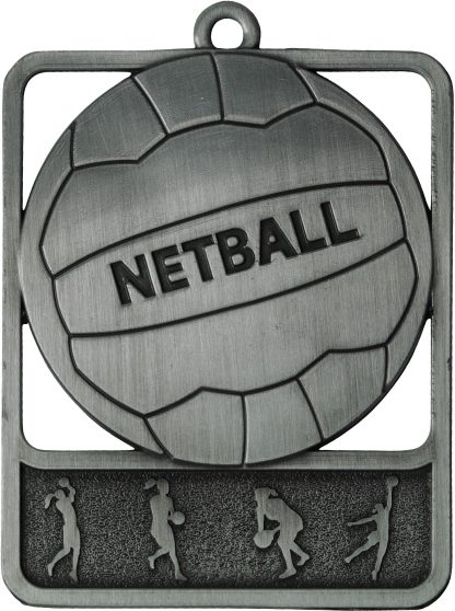 Netball Medal MR911S 61mm